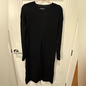 NWT black cut out maxi sweater for women size S